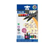 Marqueurs fins bicolores double face 10/20 couleurs - La créativité entre vos mains ! Idéal pour dessiner, colorier et créer des œuvres d'art inoubliables !