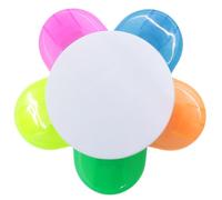 Marqueurs fluorescents - En forme de pneu - En forme de fleur - Pour étudiants, enseignants, étudiants, enseignants, fournitures scolaires - VIB