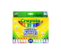 Crayola Marqueurs lavables à pointe conique junior 24 pièces Multicolore