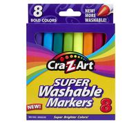 Marqueurs lavables Cra-Z-Art Bold Broadline, 8 unit s