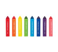 Marqueurs lavables Mighty Mega ? 8 couleurs vives pour petites mains multicolor TU