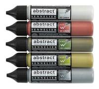 Marqueurs - Peinture acrylique - Abstract Liner - Sennelier - Couleurs iridescentes