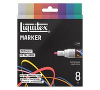 Marqueurs - Peinture acrylique - Couleurs métalliques - Pointe ronde 2mm - Lot d