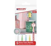 Marqueurs Peinture Edding 751 Pointe Fine - Pastel - 5 pcs G