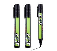 Marqueurs peinture pour bois - Marqueur à séchage rapide imperméable 3 pièces - Set de marqueurs, verre, bois, toile, céramique, tissu, peinture sur roche, pneu, pierre, griffonnage et