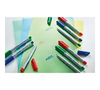 STABILO OHPen marqueur universel permanent pointe ogive moyenne 1 mm couleurs assorties étui de 4