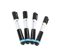 Marqueurs Permanents Topwrite Lot de 4 Pointe Fine Noirs