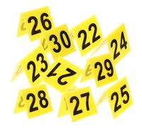 Marqueurs Pièces Triangulaires de Crime Acrylique Scène de 10