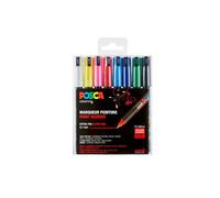 Marqueurs Posca Pc1mr Pointe Calibrée Extra-Fine Basic 8 Pièces