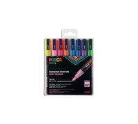 Marqueurs Posca Pc3m Pointe Conique Fine Pailleté 8 Pièces
