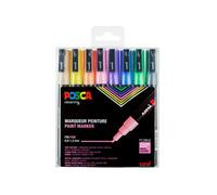 Marqueurs Posca Pc3m Pointe Conique Fine Pastel 8 Pièces