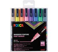 Set de 8 marqueurs Posca Pointe conique fine Pastel Multicolore E