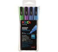 Marqueurs - POSCA - PC3ML - Pointe fine - Multicolore - Pailleté