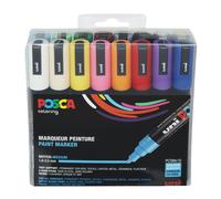 Marqueurs Posca Pc5m Pointe Conique Moyenne Basic 16 Pièces