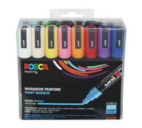 Marqueurs Posca Pc5m Pointe Conique Moyenne Basic 16 Pièces