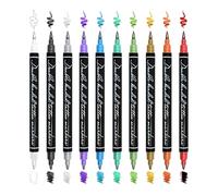 Marqueurs Pour La Peau | 10 Couleurs Vives Marqueurs Corporels Temporaires | Accessoires Créatifs Effaçables Pour Dessin Sur Visage et Corps Carnavals Anniversaires Fêtes Costumes Cosplay Tout Public