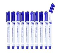 Marqueurs pour tableau blanc, stylo scolaire avec gomme - Marqueurs d'écriture à pointe fine de 0,5 mm | Pour tableau blanc, calendrier, salle de ole maternelle