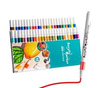 Marqueurs Pour Tissus Pour - Marqueurs Acrylique True Color Marqueur Acrylique Spécifique Pour Les Étudiants Couleur Mat Recharge Pinceau Coloré Pour