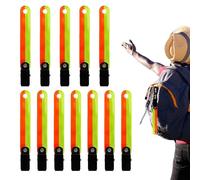 Marqueurs réfléchissants avec clips - Bandes d'identification de signal de 10,3 x 1,4 x 1,5 cm, délimiteurs de sentiers forestiers, marqueurs d'itinéraire en PVC résistant aux intempéries |