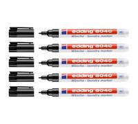 Marqueurs Spécial Tissu - edding - 8040 - Noir - Pointe Fine 1 mm