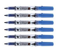 Marqueurs tableau blanc V BOARD MASTER S Ultra Fine Bleu - PILOT - Lot de 6