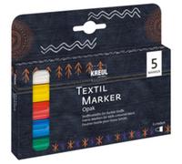 Marqueurs textiles JAVANA 'texi mäx OPAK', 5 pièces