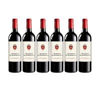 MARQUIS DE BORDEAUX - Grand Vin de Bordeaux - Vin Rouge - 2021-13,5% Alcool - Caisse de 6 bouteille de 75 cl