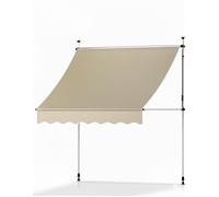 Marquise à pince 1, 5m de large sans perçage SolVision BM3, Beige