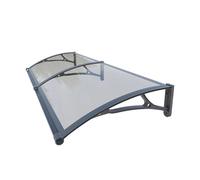 Marquise aluminium et polycarbonate 80x240 cm WERKA PRO