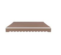 Marquise de balcon - Marquise à bras articulé rétractable pour une protection solaire résistante au vent - Marquise de toit coulissant - 3 x 2,5 m
