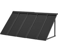 Marquise de fenêtre auvent de porte - protection solaire auvent - 143x61x61cm marquise pour portes et fenêtres