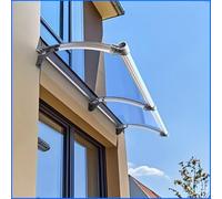 Marquise De Porte D'entrée,Auvent D'extérieur avec Système D'évacuation,Un Abri pour Patios Et Porches Offrant Une Protection Contre Les Rayons UV,Auvent pour Maison (65x230cm,S)