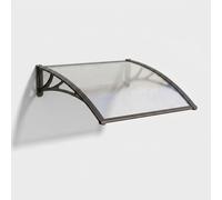 Marquise de porte extérieure en polycarbonate 150x100 Rain