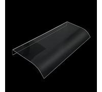 Marquise De Porte Invisible Exterieur, Auvent De Fenêtre En Polycarbonat, Abri Banne Transparent, Pour Porte Arrière, Porche, Fenêtre, Pluie Et Neige Protection(50x80cm/19.7x31.5in)