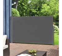 Marquise latérale 180 x 300 cm Anthracite Protection visuelle Marquise Protection contre le soleil et le vent