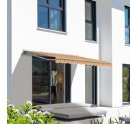 Marquise Manuel Auvent de Cassette pour Balcon Terrassenüberdachung 3,0x2,5m