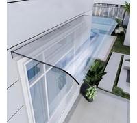 Marquise porte d'entree - Abri anti-pluie pour porte arrière, porche, fenêtre - Système de protection extensible contre la pluie pour maison et commerce