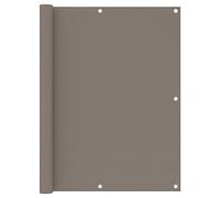 Marquise Porte d'entree,Écran de Balcon Taupe 120x300 cm Tissu Oxford,Toile Pergola pour Terrasses, Balcons et Jardins