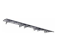 Marquise transparente 670,5x139cm gris 705460