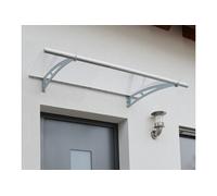 Palram Marquise de porte Aquila 1500 transparente 91,5×150,5 cm argent 701089