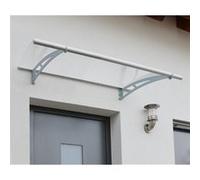 Auvent arrondi Aquila gris clair l.150,5 x P.91,5 x H.17,5 cm Canopia by Palram