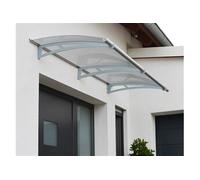 Palram Marquise pour Porte d'Entrée Aluminium et Acrylique Flora - 701125