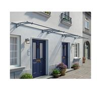 Canopia Auvent de porte Aquila 453,5 x 91,5 cm Gris | Palram - Canopia - 703411