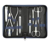 marQus kit manucure set 12 pc de Solingen Allemagne - coffret cadeau femme/homme, coupe ongle homme/femme, limes a ongles professionnelle, pince a epiler, kit ongle