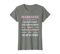 Marraine tu m'as déjà humour marraine filleul filleule drôle T-Shirt