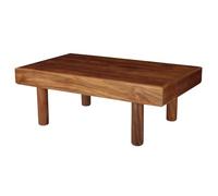 Marrakech Acacio Table basse en teck 116 x 68 cm | Table de salon moderne au design minimaliste | Table basse en bois massif fabriquée à la main | Table de salon pour salon et salon