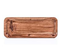 Marrakech Anea Plateau de service en bois 28 x 11 cm de long | Plateau de service moderne comme décoration de table