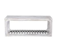 Marrakech Banc scandinave à chaussures en bois massif 114 cm | Banc en bois style vintage Banc en bois comme décoration de chambre ou de couloir | Banc de balcon pour le petit balcon