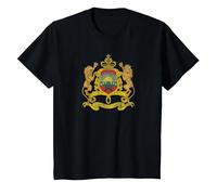 Marrakech Drapeau Maroc Tanger Casablanca T-Shirt, Enfant, Noir, 2 Ans