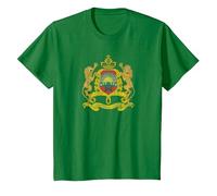 Marrakech Drapeau Maroc Tanger Casablanca T-Shirt, Enfant, Vert Kelly, 10 Ans